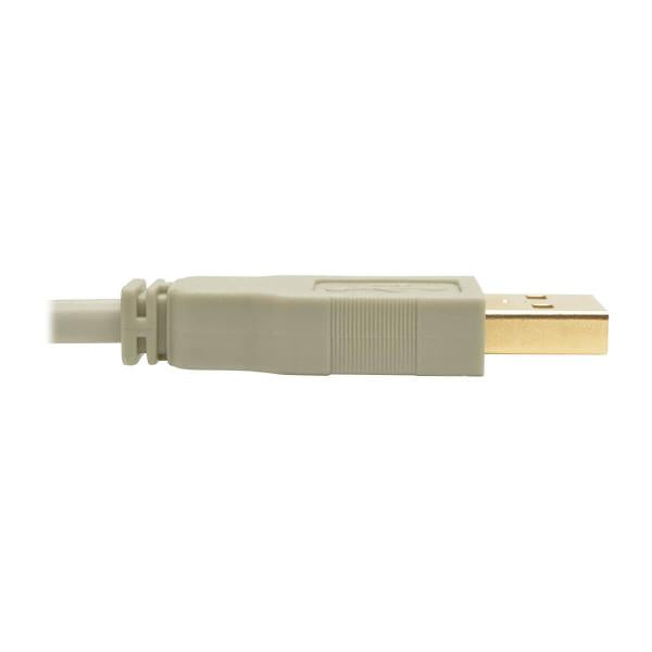 Tripp Lite U022-010-BE cavo USB USB 2.0 3,1 m USB A USB B Beige (USB 2.0 HI-SPEED A/B CABLE - [M/M] BEIGE 3.05 M)Eaton0037332198792U022-010-BE