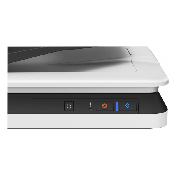 Epson WorkForce DS-1630 Scanner piano 600 x 600 DPI A4 Nero, Bianco (DS1630 - Document scanner - Duplex - A4 - 1200 dpi x 1200 dpi - up to 25 ppm [mono] / up to 25 ppm [colour] - ADF [50 sheets] - up to 1500 scans per day - USB 3.0)EpsonB11B239401BY