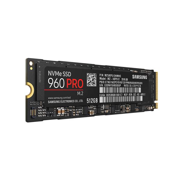 Samsung 960 PRO NVMe M.2 SSD 512 GB (Samsung 960 PRO V-NAND M.2 512GB)SamsungMZ-V6P512BW