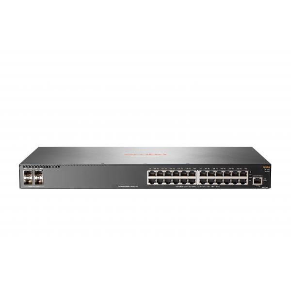 HPE Aruba Networking 2930F 24G 4SFP+ Gestito L3 Gigabit Ethernet [10/100/1000] 1U Grigio (HPE Aruba 2930F 24G 4SFP+ Switch)Hpe0190017005065JL253A#ACC