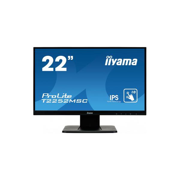 Iiyama T2252MSC-B1 monitor POS 54,6 cm [21.5] 1920 x 1080 Pixel Full HD Touch screen (iiyama ProLite T2252MSC-B1)Iiyama4948570115136T2252MSC-B1