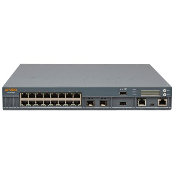 HPE Aruba Networking 7010 [RW] dispositivo di gestione rete 4000 Mbit/s Collegamento ethernet LAN Supporto Power over Ethernet [PoE] (HPE ARUBA 7010 RW CONTROLLER 190W PoE+,GigE)HpeJW678A