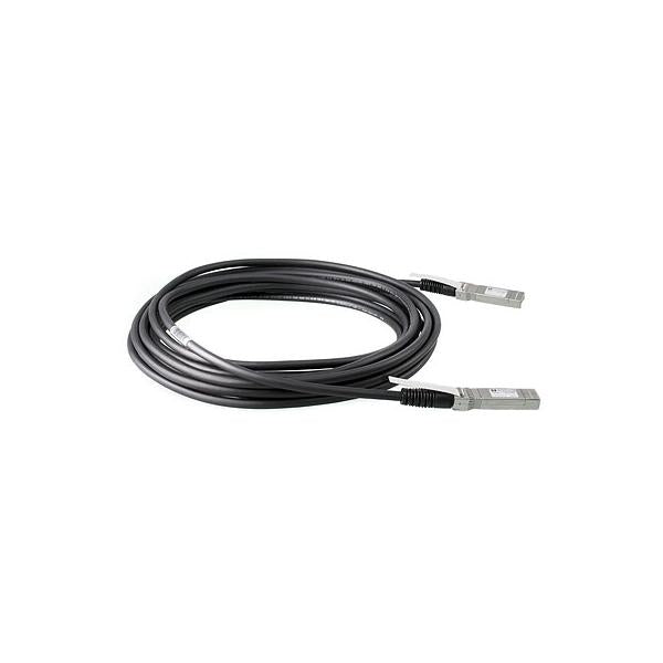 HPE X242 SFP+ SFP+ 7m Direct Attach Cable cavo InfiniBand e in fibra ottica SFP+ Nero (ProCurve 10-GbE SFP+ 7m Cable - **New Retail** - Warranty: 36M)HpeJ9285B