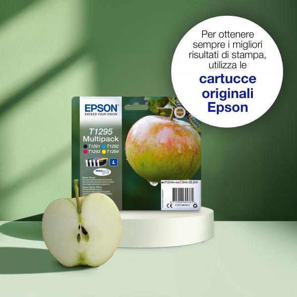 Epson Apple Inchiostro nero singolo DURABrite Ultra Mela T1291 (INK CARTR DURABRITE ULTRA BLACK - F/ BX305F BX320FW SX420W)EpsonC13T12914012