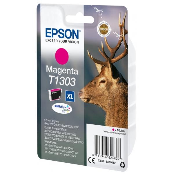 Epson Stag Inchiostro magenta singolo DURABrite Ultra Cervo T1303 (T130 MAGENTA XL STAG)EpsonC13T13034012