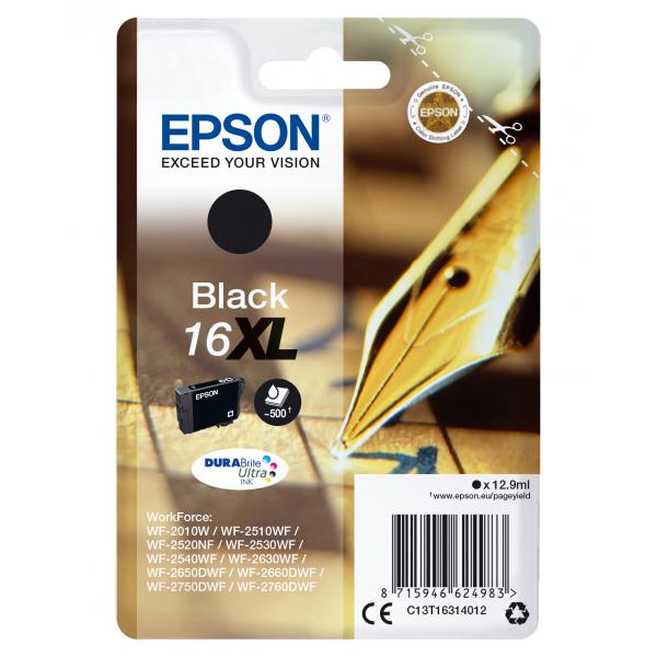 Epson Cartuccia Giallo (EPSON T1631 16XL BLACK INK Pen & Crossword)EpsonC13T16314012