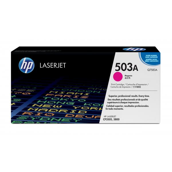 HP 503A Magenta Original LaserJet Toner Cartridge cartuccia toner 1 pz Originale (Toner Magenta - Pages 6.000 - Warranty: 12M)HpQ7583A