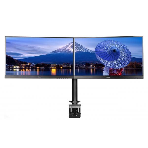 Iiyama DS1002C-B1 Supporti a parete per TV 81,3 cm [32] Scrivania Nero (iiyama DS1002C-B1 Flat Panel Desk Mount Dual Monitor Arm)Iiyama4948570032082DS1002C-B1