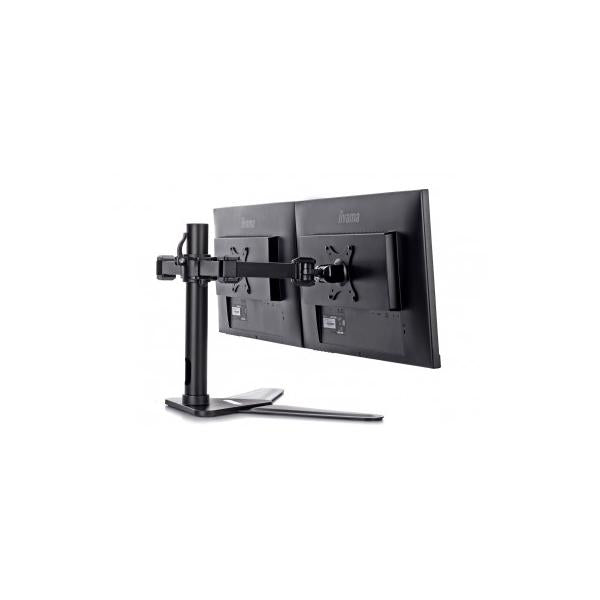 Iiyama DS1002D-B1 supporto da tavolo per Tv a schermo piatto 76,2 cm [30] Nero Scrivania (iiyama Dual Screen Desk Top Stand)Iiyama4948570032068DS1002D-B1