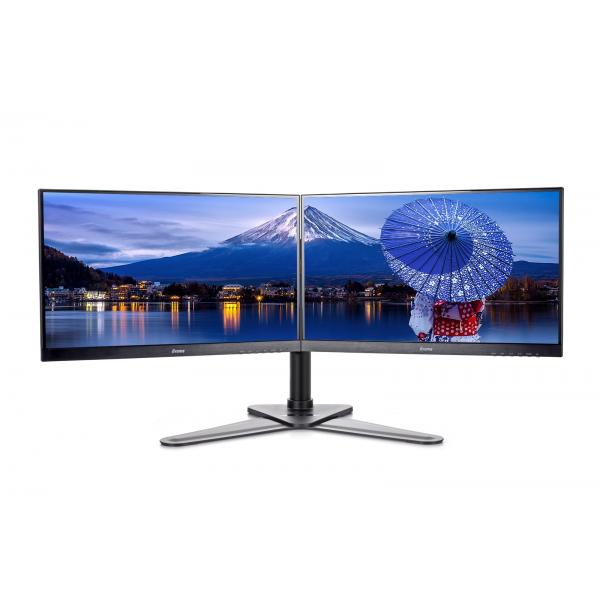 Iiyama DS1002D-B1 Supporti a parete per TV 81,3 cm [32] Scrivania Nero (Iiyama DS1002D-B1 - Stand - adjustable arm - for 2 monitors - black - screen size: 10-30 - desktop stand - for ProLite E2783QSU-B1, XU2495WSU-B1, XUB2495WSU-B1)Iiyama494857003206...