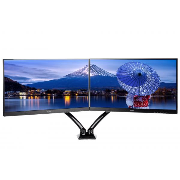 Iiyama DS3002C-B1 Supporti a parete per TV 68,6 cm [27] Scrivania Nero (DUAL GAS SPRING ARMCLAMP - 10-27IN 100X100 HAS 5KG)Iiyama4948570032129DS3002C-B1