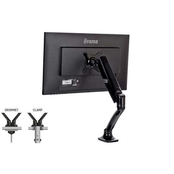 Iiyama DS3001C-B1 Supporti a parete per TV 68,6 cm [27] Scrivania Nero (Iiyama DS3001C-B1 Flexible desk mount)Iiyama4948570032105DS3001C-B1