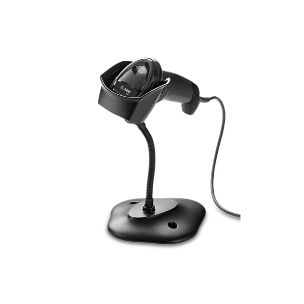 Zebra DS2208 Lettore di codici a barre portatile 1D/2D LED Nero (Zebra DS2208-SR Handheld Scanner - USB - Stand)ZebraDS2208-SR7U2100SGW