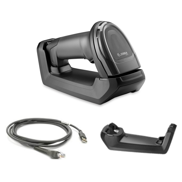 Zebra DS8178 Lettore di codici a barre portatile 1D/2D Diodo per foto Nero (DS8178-SR BLK FIPS STD CRADLE - USB KIT)ZebraDS8178-SR7U2100SFW