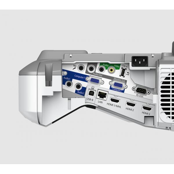 Epson EB-685W Proiettore a raggio ultra corto 3500 ANSI lumen 3LCD WXGA [1280x800] Grigio, Bianco (EB-685W Projector - 3500 ANSI Lumens WXGA Projector)EpsonV11H744041