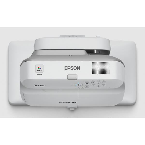 Epson EB-685Wi Proiettore a raggio ultra corto 3500 ANSI lumen 3LCD WXGA [1280x800] Grigio, Bianco (EB-685Wi Projector - 3500 ANSI Lumens WXGA Projector - Pen Interactive)Epson8715946605166V11H741041