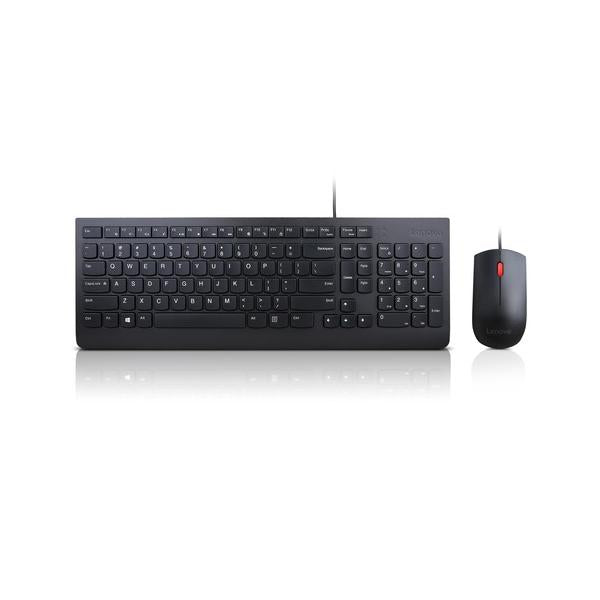 Lenovo 4X30L79894 tastiera Mouse incluso Ufficio USB Francese Nero (Lenovo Essential Wired Keyb. and Mouse Combo -FR. KEYBOARD: French. WARRANTY: 1YR CCR)Lenovo4X30L79894