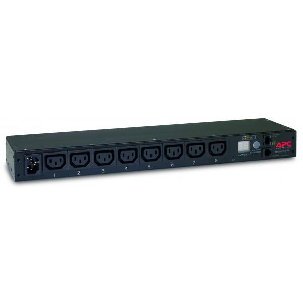 APC AP7820B unità di distribuzione dell'energia [PDU] 8 presa[e] AC 0U/1U Nero (RACK PDU METERED 1U 12A/208V - 10A/230V [8] C13S)Apc0731304331506AP7820B