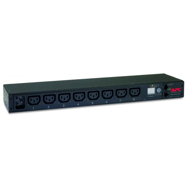 APC AP7821B unità di distribuzione dell'energia [PDU] 8 presa[e] AC 0U/1U Nero (APC RACK PDU METERED 1U 16A)Apc0731304331513AP7821B