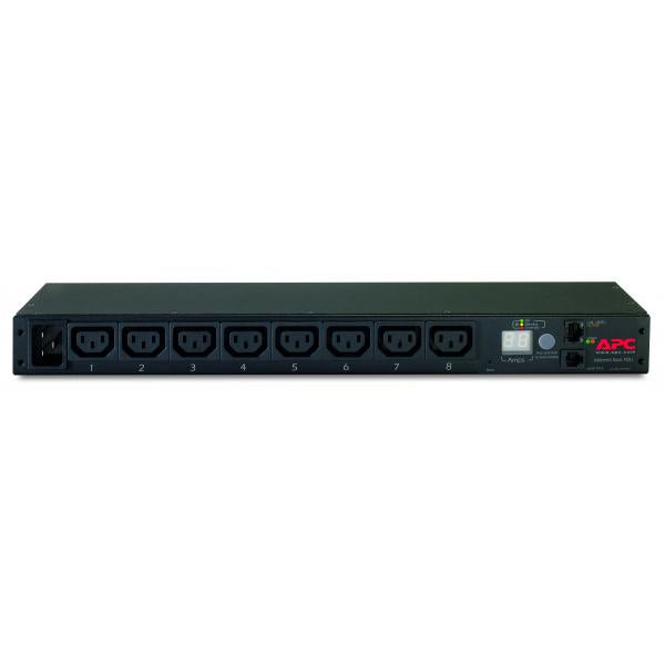 APC AP7821B unità di distribuzione dell'energia [PDU] 8 presa[e] AC 0U/1U Nero (Metered PDU 16A 1U C13x8)ApcAP7821B