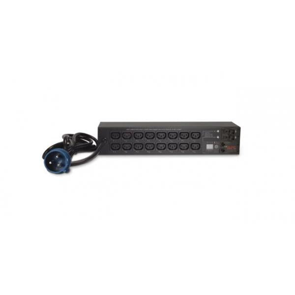 APC AP7922B unità di distribuzione dell'energia [PDU] 16 presa[e] AC 2U Nero (APC Switched Rack PDU AP7922B - Power distribution unit [rack-mountable] - AC 230 V - Ethernet 10/100 - input: IEC 60309 32A - output connectors: 16 [power IEC 60320 C13] -...