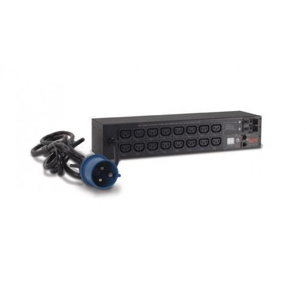APC AP7922B unità di distribuzione dell'energia [PDU] 16 presa[e] AC 2U Nero (APC Switched Rack PDU AP7922B - Power distribution unit [rack-mountable] - AC 230 V - Ethernet 10/100 - input: IEC 60309 32A - output connectors: 16 [power IEC 60320 C13] -...