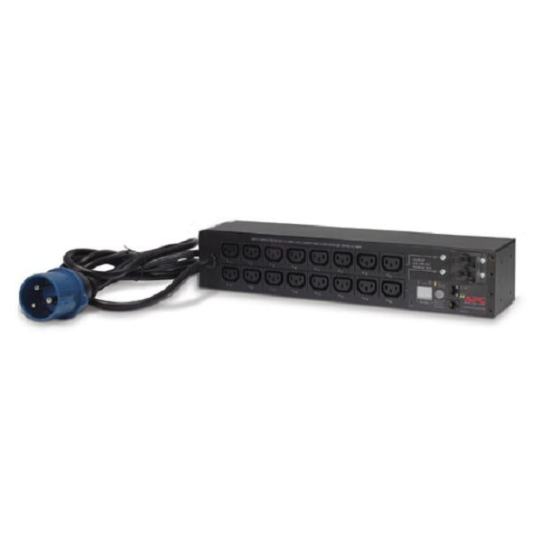 APC AP7922B unità di distribuzione dell'energia [PDU] 16 presa[e] AC 2U Nero (APC Switched Rack PDU AP7922B - Power distribution unit [rack-mountable] - AC 230 V - Ethernet 10/100 - input: IEC 60309 32A - output connectors: 16 [power IEC 60320 C13] -...