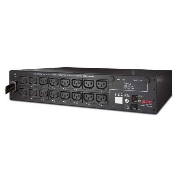 APC AP7911B unità di distribuzione dell'energia [PDU] 16 presa[e] AC 2U Nero (RACK PDU SWITCHED 2U 30A 208V - [16]C13)Apc0731304331605AP7911B