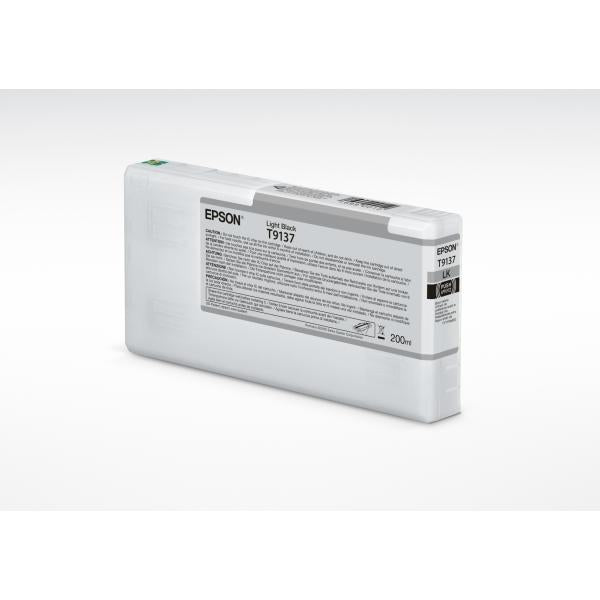 Epson T9137 Light Black Ink Cartridge [200ml] (T9137 LIGHT BLACK INK CART - 200ML)EpsonC13T913700