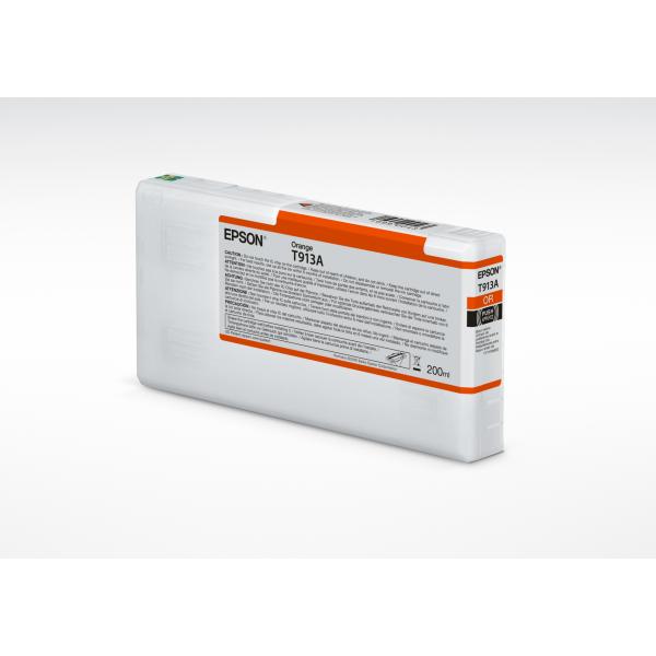 Epson T913A Orange Ink Cartridge [200ml] (T913A ORANGE INK CARTRIDGE - 200ML)EpsonC13T913A00