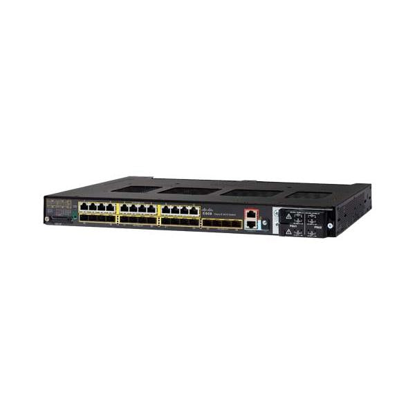 Cisco IE-4010-4S24P Gestito L2/L3 Gigabit Ethernet [10/100/1000] Supporto Power over Ethernet [PoE] 1U Nero (Cisco Industrial Ethernet 4010 Series - Switch - gestito - 24 x 10/100/1000 [PoE+] + 4 x 10/100/1000/SFP [uplink] - montabile su rail DIN - C...