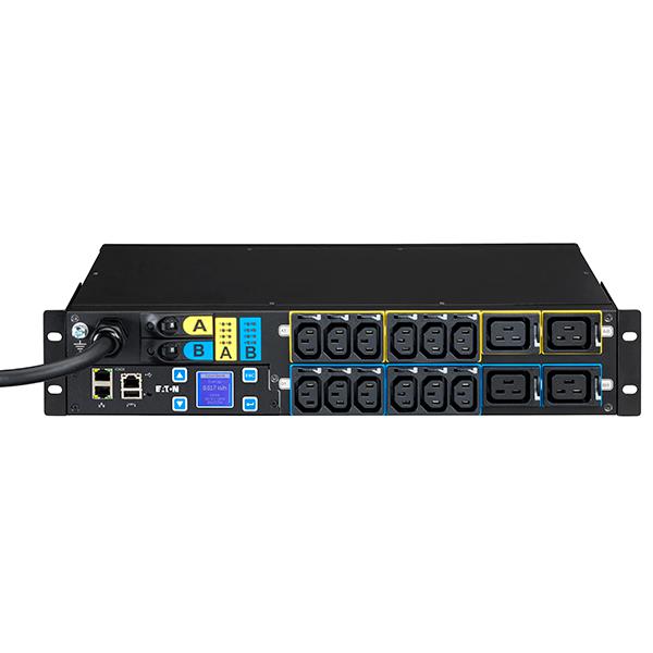Eaton EMAH06 unità di distribuzione dell'energia [PDU] 16 presa[e] AC 2U Nero (EPDU MA 2U [309 32A 1P]12XC13:4XC19)EatonEMAH06