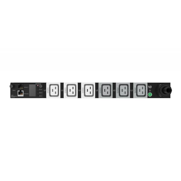HPE G2 Metered Modular 7.3kVA/60309 3-wire 32A/230V Outlets [6] C19/1U Horizontal INTL PDU (HPE G2 Mtrd Md 7.3kVA/60309 1U)HpeP9R54A