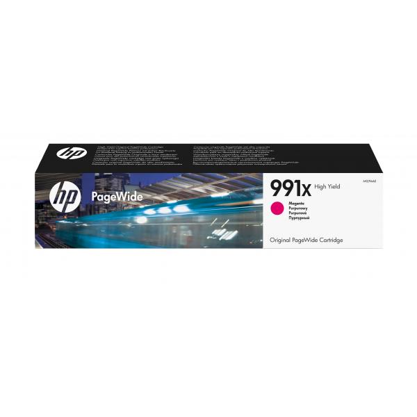 HP Cartuccia originale magenta ad alta capacità 991X PageWide (OEM HP M0J94AE 991X Ink cart magenta 16K for HP PageWide 77740 77750 Pro MFP 772)HpM0J94AE
