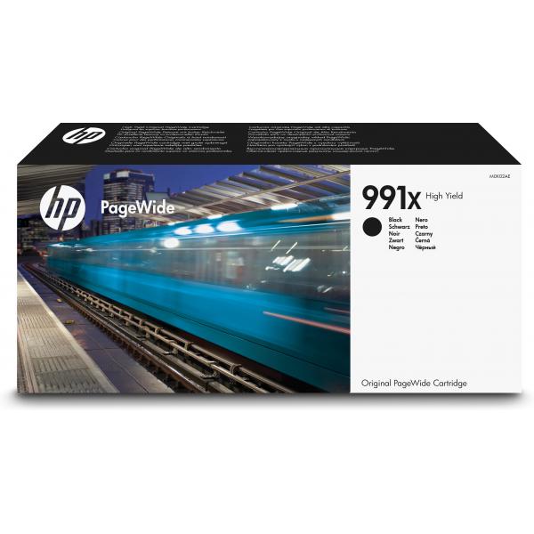HP Cartuccia originale nero ad alta capacità 991X PageWide (OEM HP M0K02AE 991X Ink cart black 20K for HP PageWide 77740 77750 Pro MFP 772)HpM0K02AE