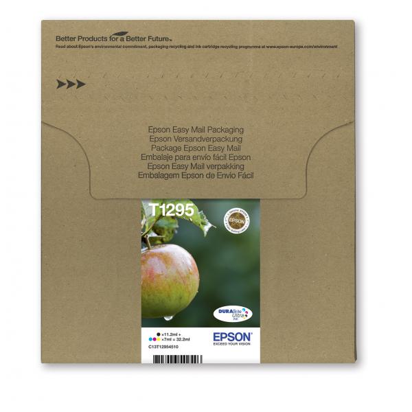 Epson Apple Multipack 4 colori EasyMail DURABrite Ultra Mela T129 (EPSON T1295 MULTIPACK BK C M Y EASYMAIL)Epson8715946638836C13T12954511