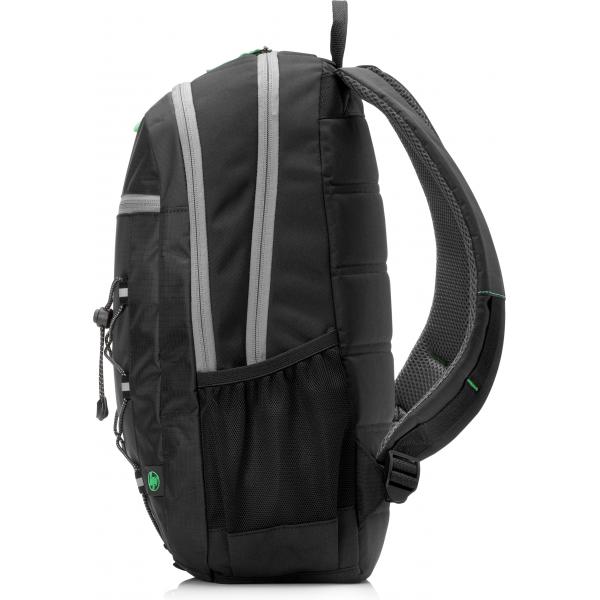HP 39.62 cm [15.6] Active Backpack [Black/Mint Green] (15.6 Active Black Backpack - **New Retail** - Warranty: 12M)Hp1LU22AA