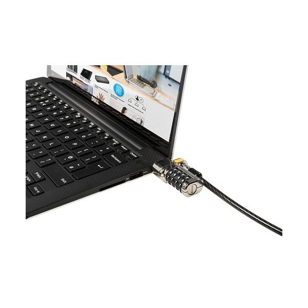 DELL 461-AAEU cavo di sicurezza Nero, Acciaio inox 1,8 m (^CLICKSAFE COMBINATION LOCK)DellK67992EU