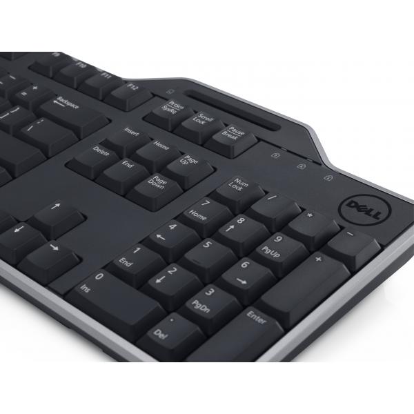 DELL Tastiera Pro Smartcard - KB813 - Inglese [Regno Unito] [QWERTY] (KB-813 SMARTCARD READER USB KEYBOARD) - Versione UKDellKB813-BK-UK