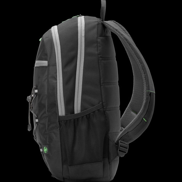HP 39.62 cm [15.6] Active Backpack [Black/Mint Green] (39,62cm Active Backpack Black - **New Retail** Green - Warranty: 12M)Hp1LU22AA#ABB