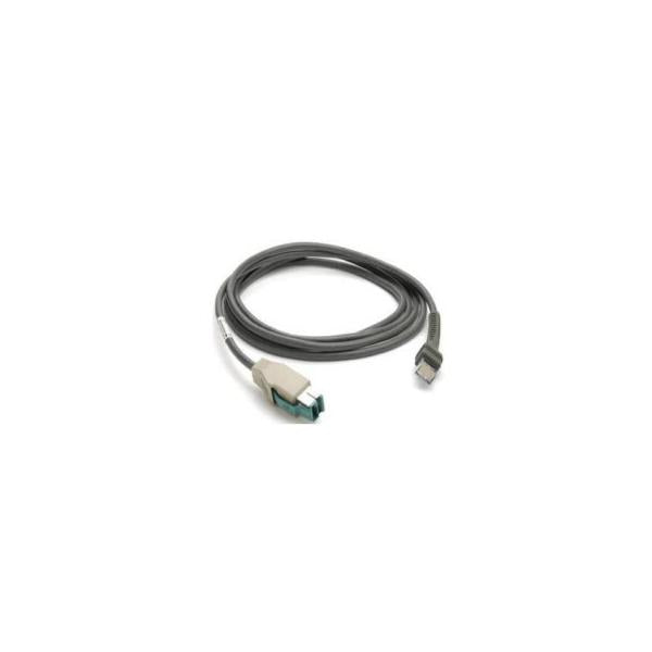 Zebra CBA-U23-S07ZBR lettero codici a barre e accessori Cavo USB (CABLE SHIELDED USB:POWER PLUS - CONNECTOR 7FT 2M STRAIGHT 12V)ZebraCBA-U23-S07ZBR