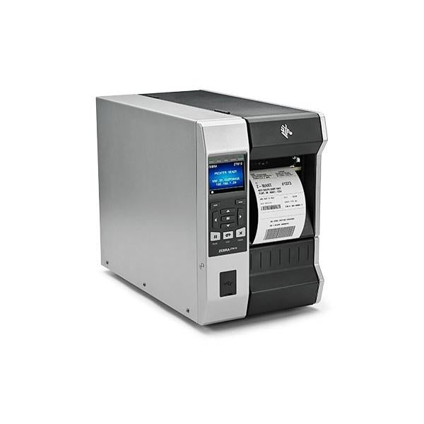 Zebra ZT610 stampante per etichette [CD] Trasferimento termico 203 x 203 DPI 356 mm/s Con cavo e senza cavo Collegamento ethernet LAN Bluetooth (TT PRINT ZT610 4IN 203DPI EUU - USB GBE BT USB CUT CLR-DSP ZPL)ZebraZT61042-T1E0100Z