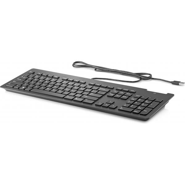 HP Tastiera Business Slim Smartcard (HP Business Slim - Tastiera - USB - Inglese - nero - per HP 34, Z1 G9, Elite 800 G9, Pro 260 G9, 400 G9, ProOne 440 G9, ZBook Fury 15 G8, 17 G8)HpZ9H48AA#ABB
