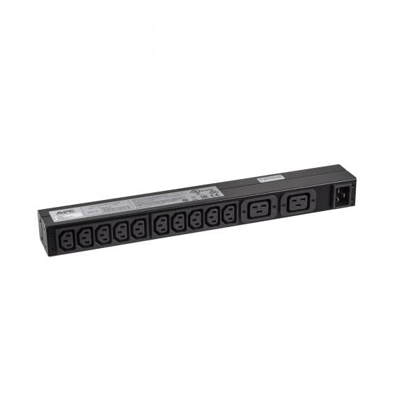 APC RACK PDU BASIC 1 U 16A 230V unità di distribuzione dell'energia [PDU] 12 presa[e] AC 0U/1U Nero (APC RACK PDU BASIC 1U 16A - 208 AND 230V [10]C13 AND [2]C19)ApcAP9559