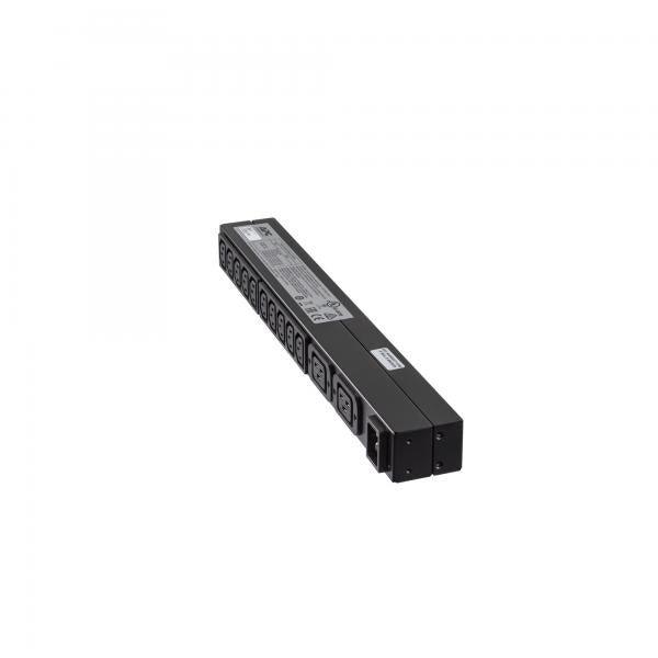 APC RACK PDU BASIC 1 U 16A 230V unità di distribuzione dell'energia [PDU] 12 presa[e] AC 0U/1U Nero (APC RACK PDU BASIC 1U 16A - 208 AND 230V [10]C13 AND [2]C19)ApcAP9559