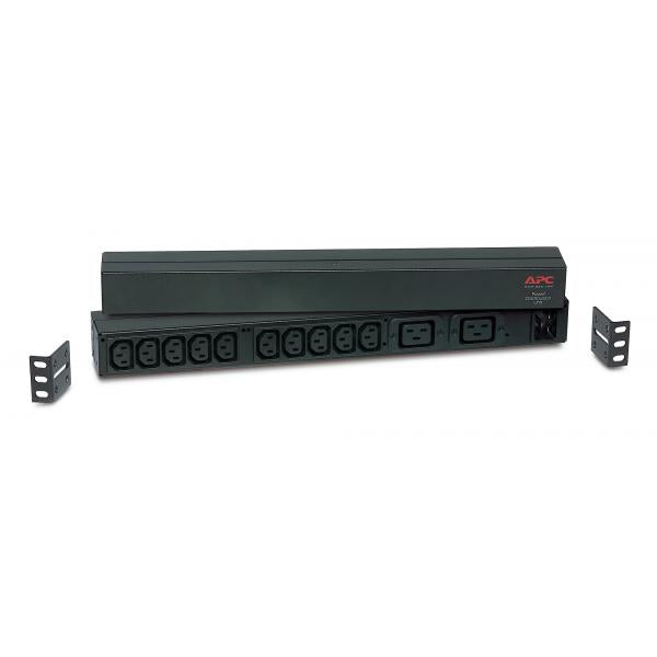 APC RACK PDU BASIC 1 U 16A 230V unità di distribuzione dell'energia [PDU] 12 presa[e] AC 0U/1U Nero (RACK PDU)ApcAP9559