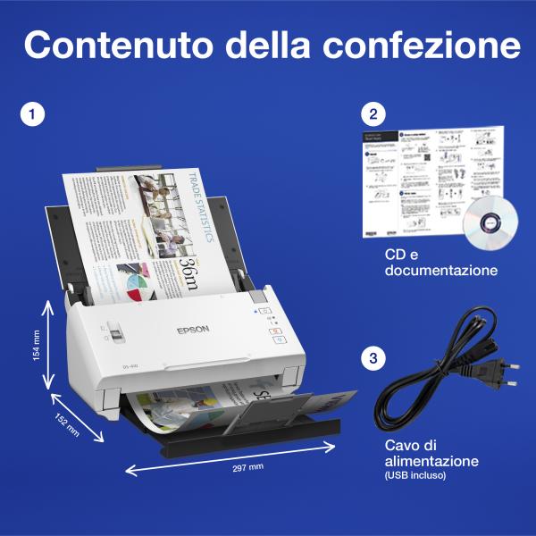 Epson WorkForce DS-410 (Epson WorkForce DS-410 - dokumentscann)EpsonB11B249401