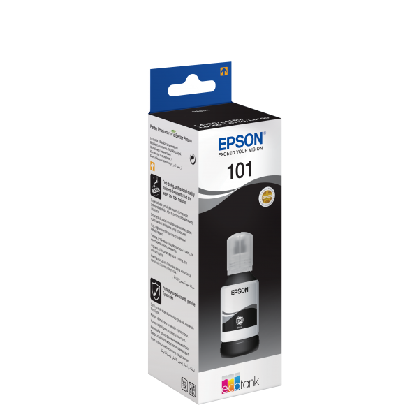 Epson 101 EcoTank Black cartuccia d'inchiostro 1 pz Originale Nero (Epson EcoTank 101 - Ultra High Capacit)Epson8715946643380C13T03V14A