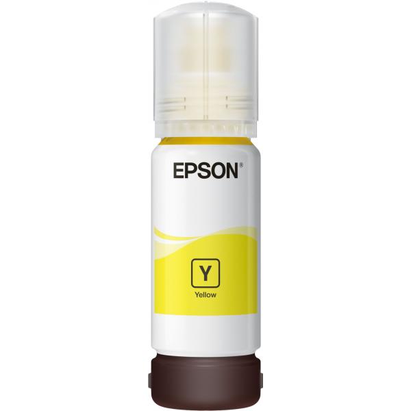 Epson 106 EcoTank Yellow ink bottle (EPSON 106 YELLOW INK CARTRIDGE 5000 PAGES 70ML)EpsonC13T00R440