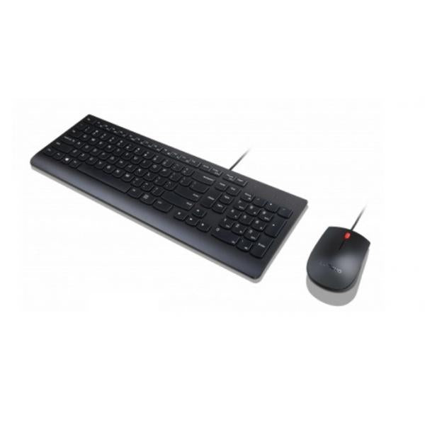 Lenovo Essential tastiera Mouse incluso Universale USB Italiano Nero (Lenovo Essential Wired Keyb. and Mouse Combo -IT. KEYBOARD: Italy. WARRANTY: 1YR CCR)Lenovo01907254768814X30L79903